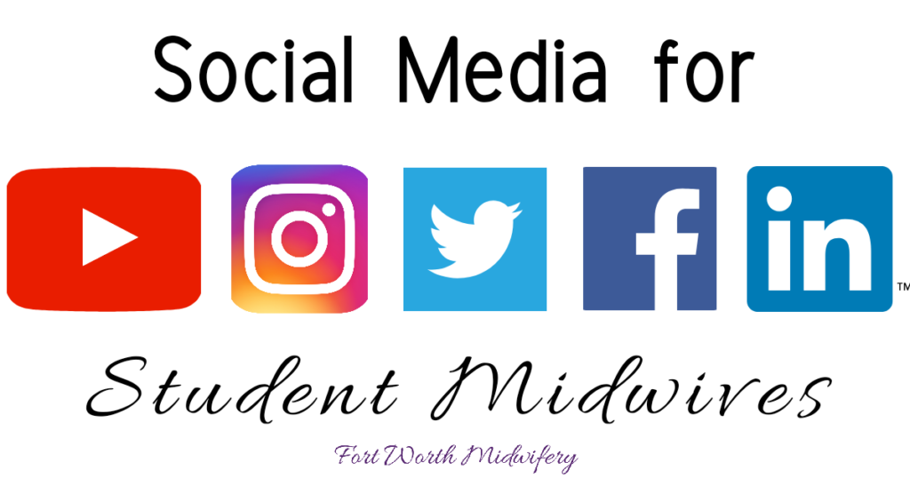 social media, student midwife, apprentice midwife, facebook, instagram, youtube