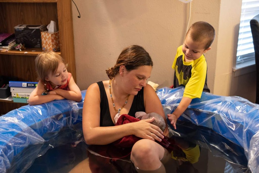 midwife, home birth, fort worth midwifery, children at birth
