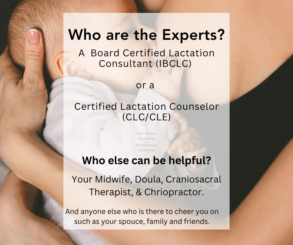 Photo of baby at the breast feeding - Who are the experts?